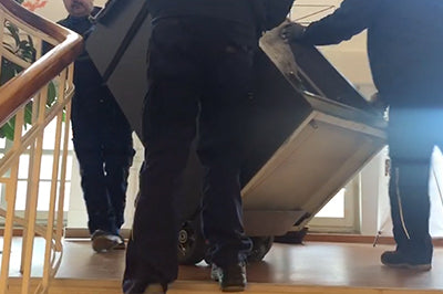 Elektrischer Treppensteiger, auch ins Obergeschoss