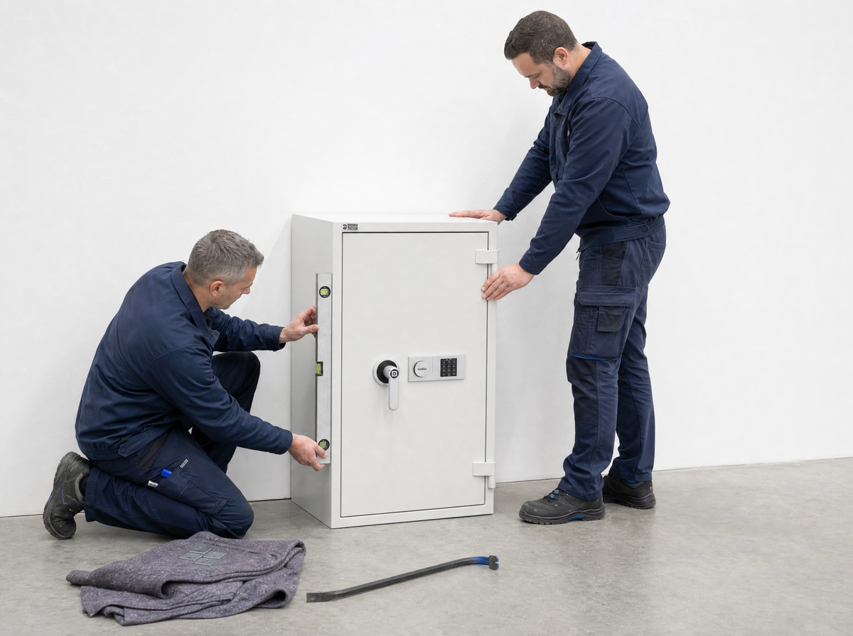 Tresor verankern lassen: Professionell mit Nachweis