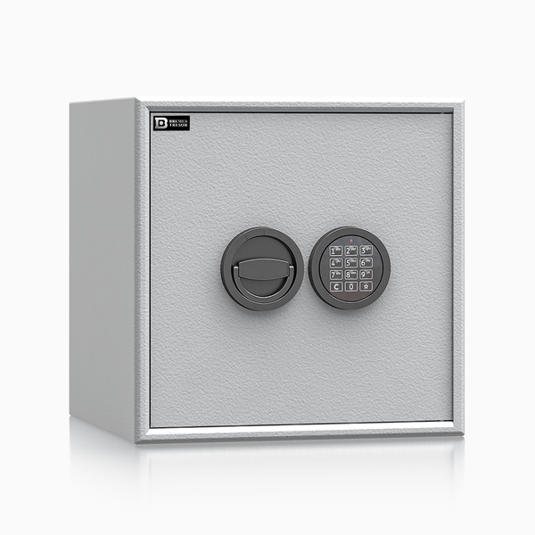 Eris 40 - Möbeltresor Sicherheitsstufe S1 - (38 x 38 x 37.5cm) – Lichtgrau