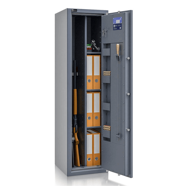Hathor 3 - Combination Gun Safe Class 1 (EN1143-1) - (150 x 40 x 42cm) – Graphite grey