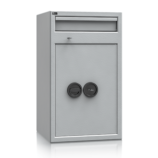 Triton 80B - Einwurftresor Klasse S1 (80 x 46 x 46cm) – Lichtgrau