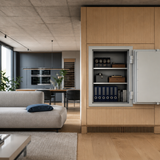 Wertschutzschrank eingebaut in einer modernen Wohnung