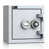 Tresor mit RFID-Leser neben dem Griff, kontaktlose Oeffnung