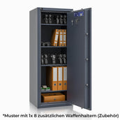 Argos 40 - Kurzwaffenschrank Klasse 1 (EN1143-1) - (130 x 50 x 42cm), Widerstandsgrad 1