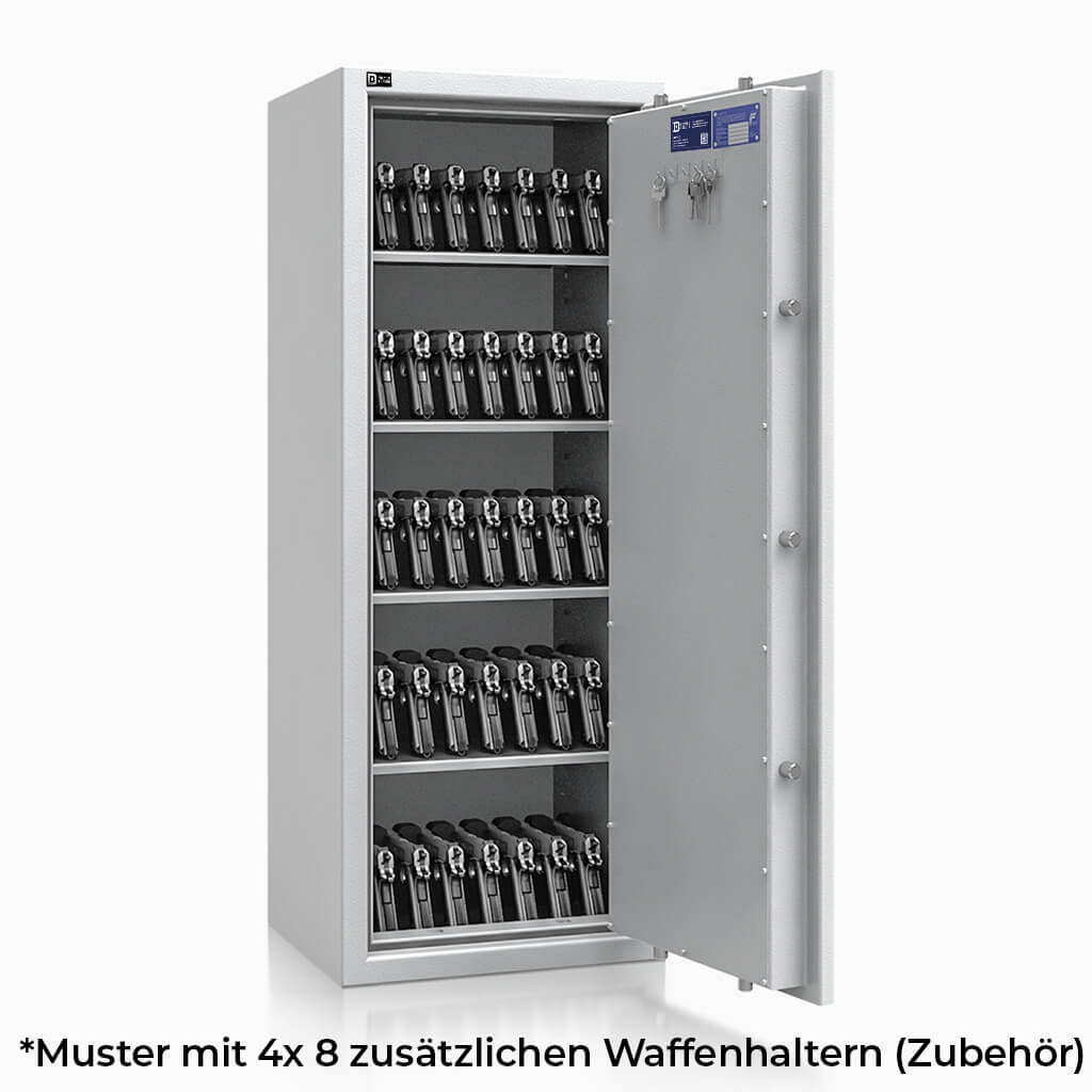 Argos 40 - Kurzwaffenschrank Klasse 1 (EN1143-1) - (130 x 50 x 42cm), Widerstandsgrad 1