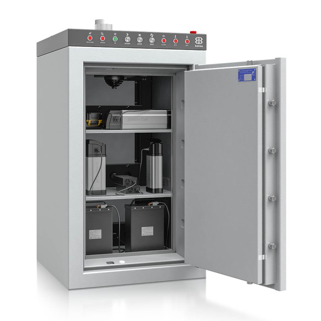 Batrea 120/1 - Akkutresor I/O 30 Minuten (VDMA 24994) - (122 x 71 x 70cm)