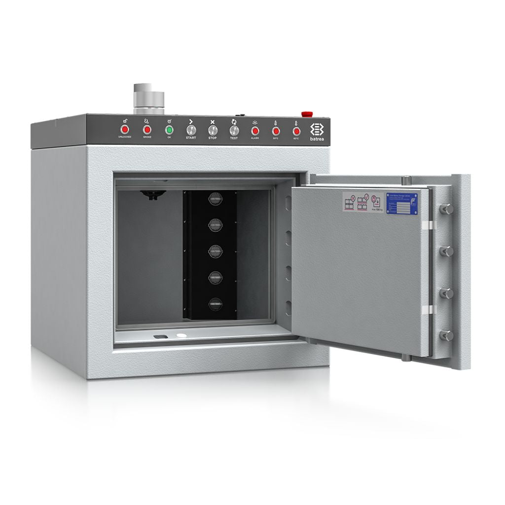 Batrea 70/1 - Akkutresor I/O 30 Minuten (VDMA 24994) - (70 x 71 x 70cm)