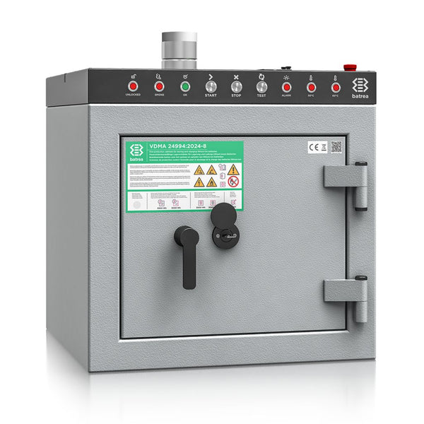 Batrea 70/2 - Akkutresor I/O 60 Minuten (VDMA 24994) - (70 x 71 x 70cm)