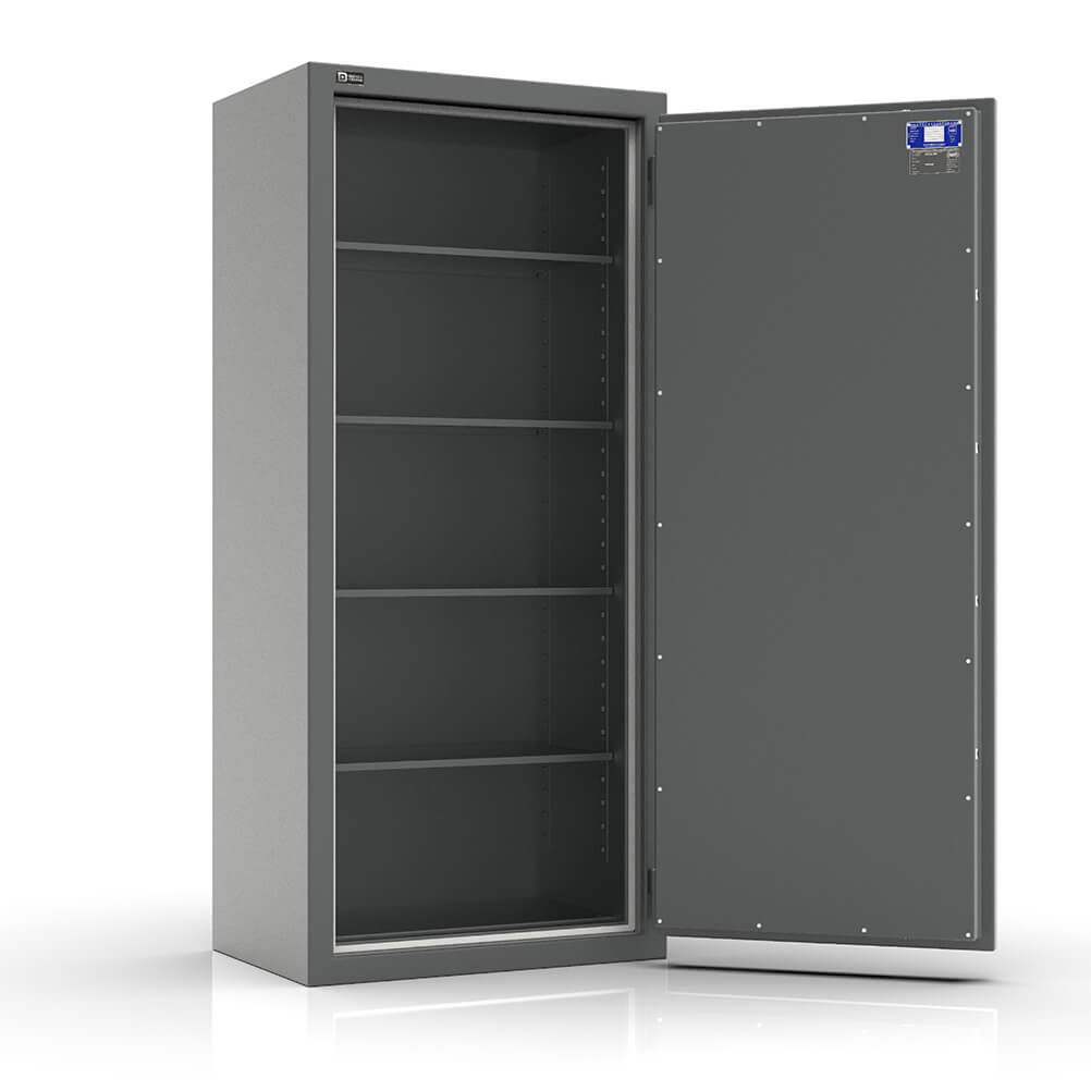 Brami 180 - Wertschutzschrank VdS Klasse 2 [EN1143-1/VdS 2450] - (180 x 80 x 55 cm), Widerstandsgrad 2