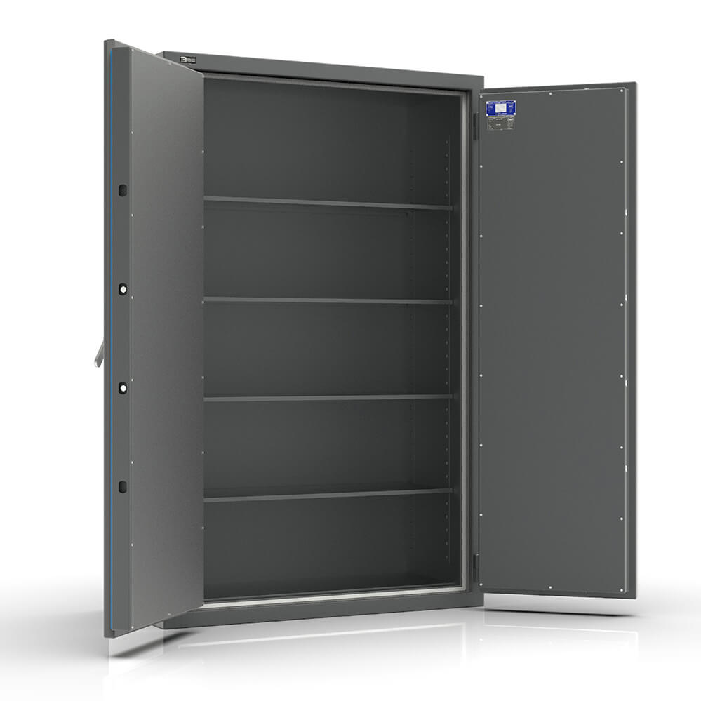 Brami 200 - Wertschutzschrank VdS Klasse 2 [EN1143-1/VdS 2450] - (195 x 126 x 55 cm), Widerstandsgrad 2