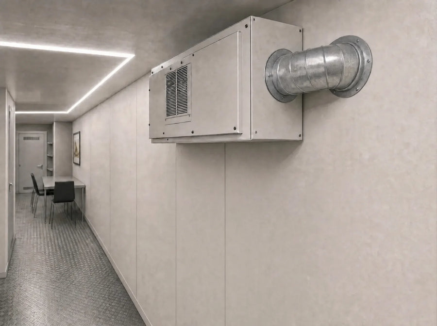 Monolith Schutzraum: Filteranlage BS40 mit Gasfiltern