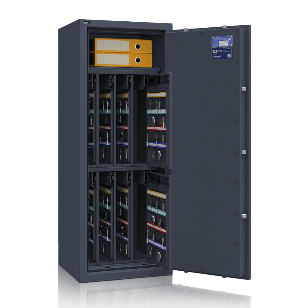 Cavas 380-1 - Autoschlüssel-Tresor Grad 1 [EN 1143-1] für 384 Autoschlüssel - (130 x 50 x 42cm), Widerstandsgrad 1