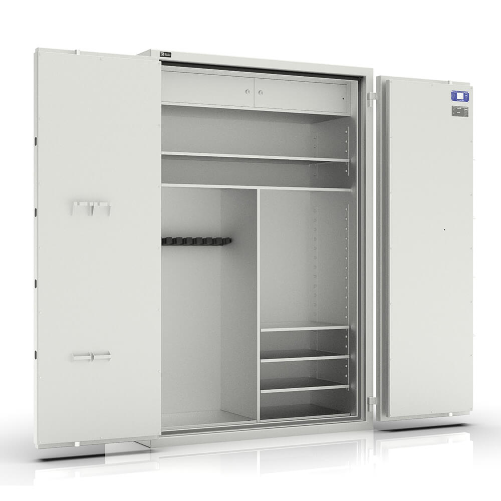 Dantes 10 Kombi - Waffenschrank VdS Klasse N/0 [EN 1143-1] - (181 x 120 x 55cm), Widerstandsgrad N/0