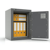 Zelos 70 - feuerfester Dokumentenschrank (67 x 49 x 46cm), Sicherheitsstufe S1