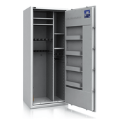 Hathor 17 - Kombi Waffenschrank Klasse 1 (EN1143-1) - (160 x 66 x 50cm), Widerstandsgrad 1