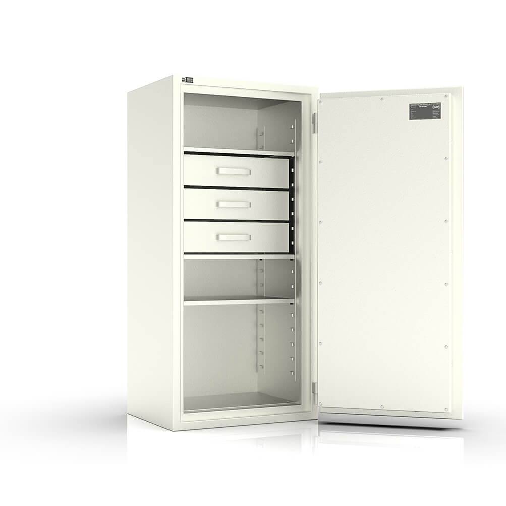 Hera 110 - BTM Tresor Grad 1 (EN1143-1) mit 3 Schubladen - (112 x 53 x 42cm), Widerstandsgrad 1