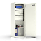 Hera 150 - BTM Tresor Grad 1 (EN1143-1) mit 5 Schubladen - (147 x 53 x 42cm), Widerstandsgrad 1
