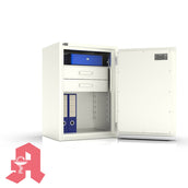Hera 80 - BTM Tresor Grad 1 (EN1143-1) mit 2 Schubladen - (77 x 53 x 42cm), Widerstandsgrad 1
