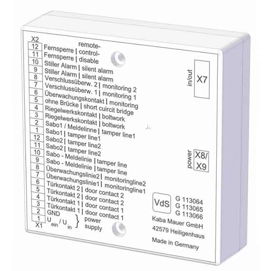 Alarmbox für Kaba Mauer Combi B30