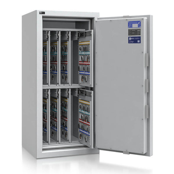 Kyros 380-1 - Autoschlüssel-Tresor Grad 4 [EN 1143-1] für 384 Autoschlüssel - (122 x 57 x 50cm) – Lichtgrau