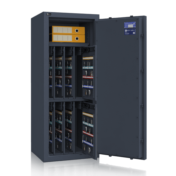 Ornos 380-1 - Autoschlüssel-Tresor Grad 2 [EN 1143-1] für 384 Autoschlüssel - (135 x 55 x 46,5cm) – Graphitgrau