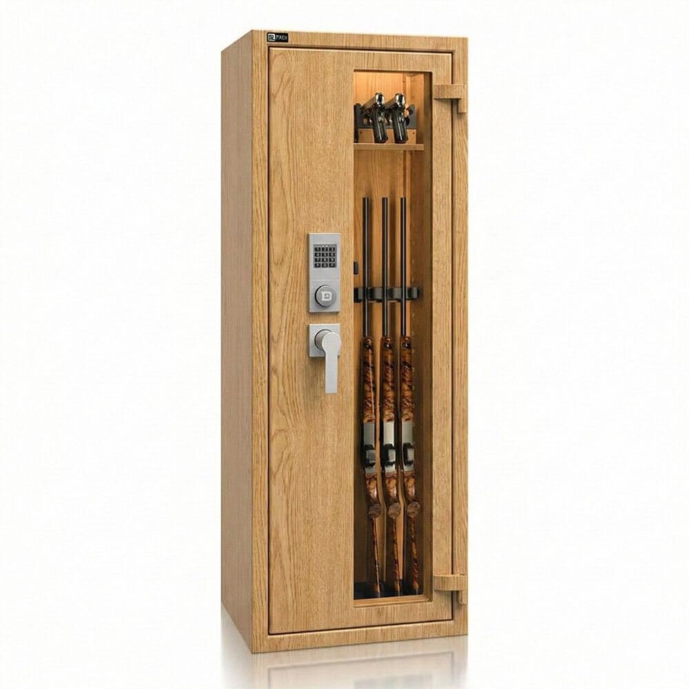 Pontus 9 - Waffenschrank mit Glas [EN1143-1] - (150 x 55 x 45cm)