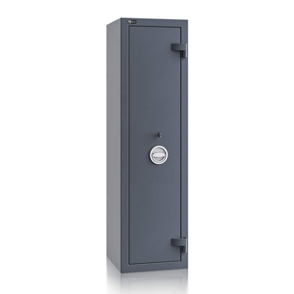 Santus 5 - Armadio portafucili classe N/0 (EN1143-1) - (125 x 35 x 35 cm) – Grigio grafite