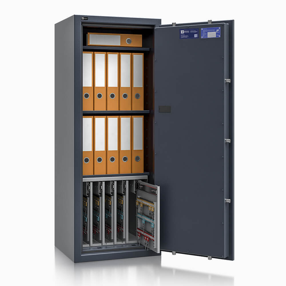Tavo 280-3 - Kombi-Schlüsseltresor Grad 1 [EN 1143-1] für 280 Schlüssel - (130 x 50 x 42cm), Widerstandsgrad 1