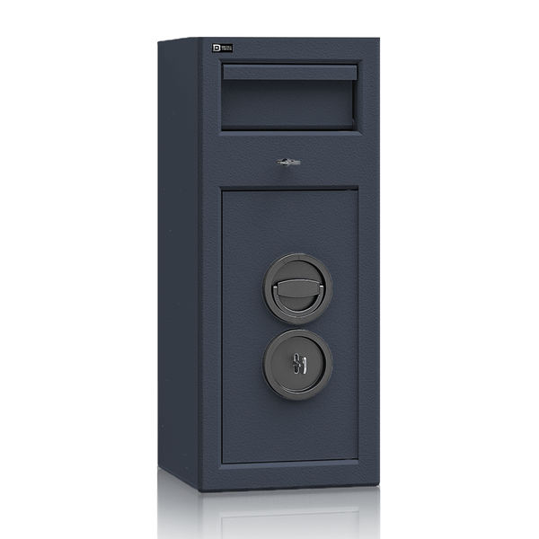 Triton 60 - Cassaforte con feritoia di deposito classe S1 (60 x 25 x 25 cm) – Grigio grafite