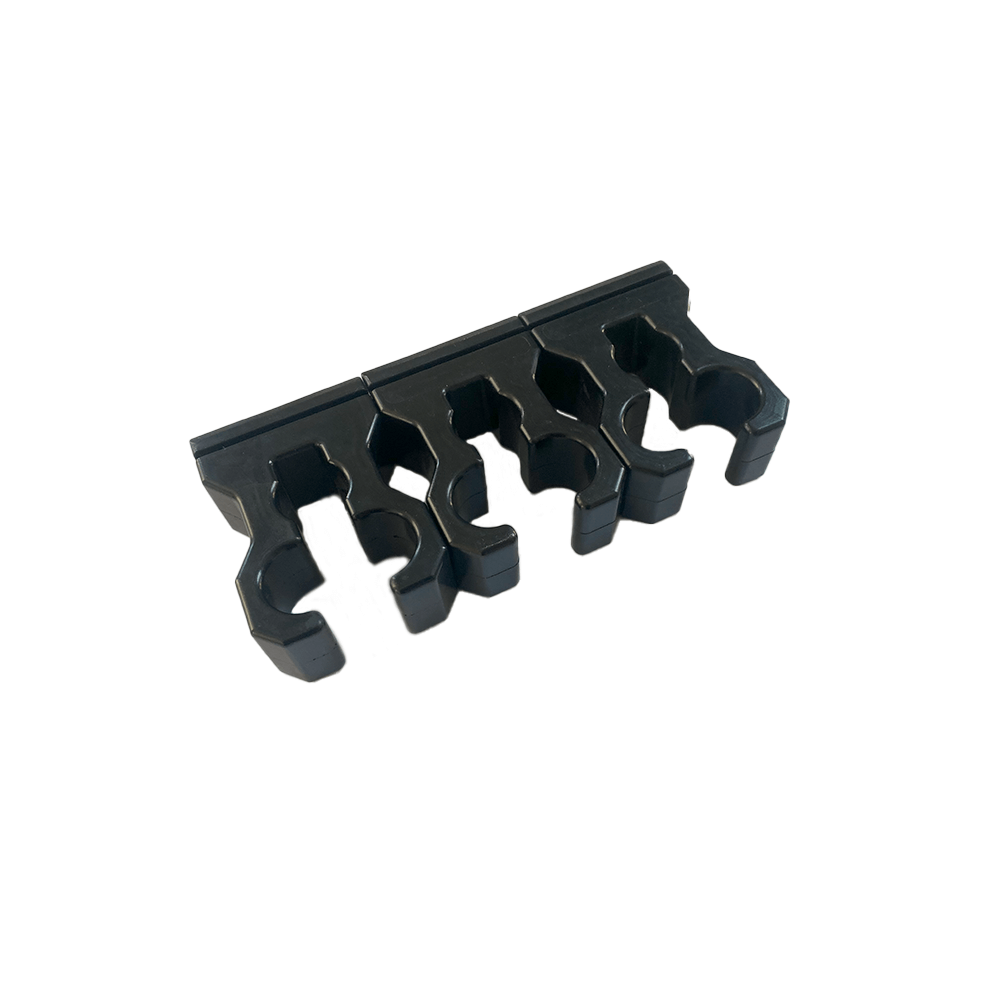 3x Vollgummi Waffenhalter Set (Ersetzt 3 Halter in Halterschiene)