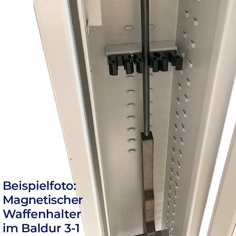 3x Vollgummi Waffenhalter Set (Ersetzt 3 Halter in Halterschiene)