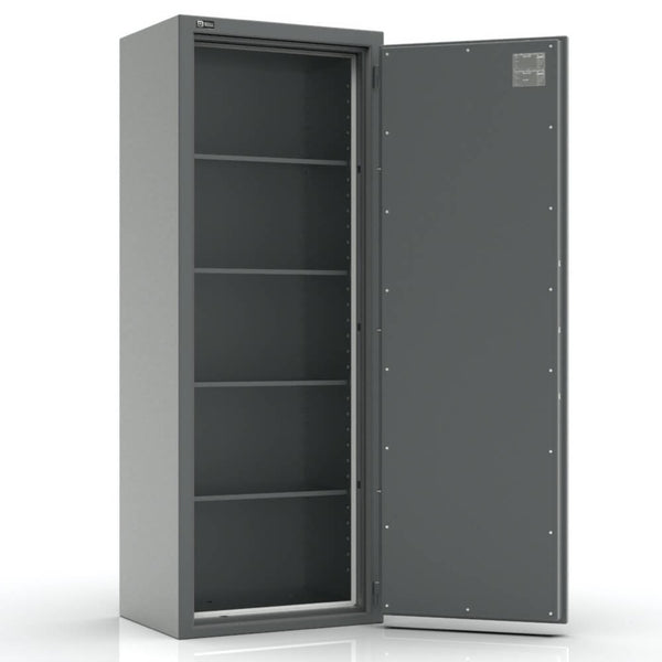 Zelos 190 - armadio per documenti ignifugo (187 x 70 x 51 cm) – Grigio grafite