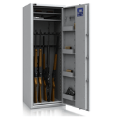 Zeus 16-2 - Waffenschrank Klasse N/0 (EN1143-1) - (150 x 55 x 45cm), Widerstandsgrad N/0