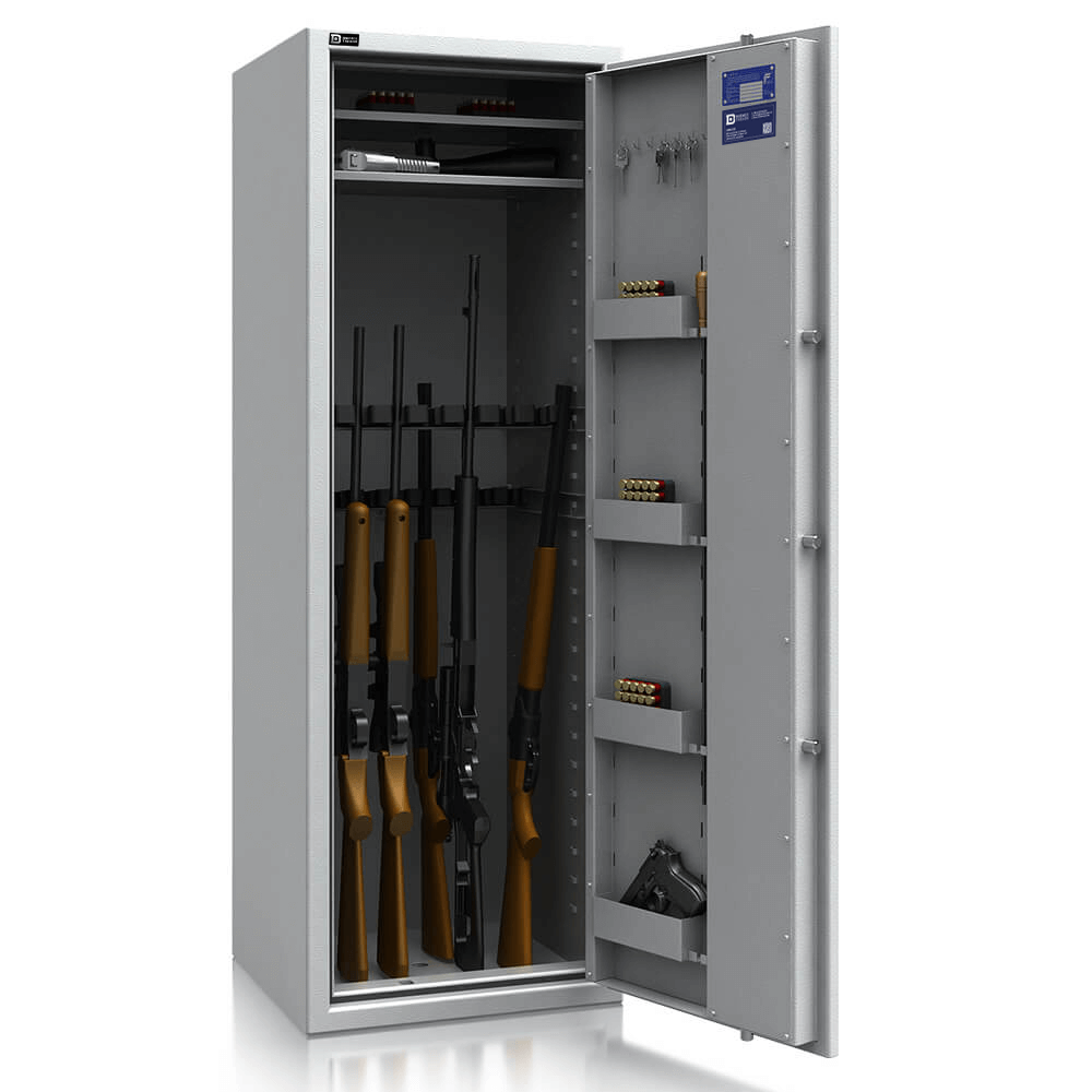 Zeus 16-2L - Waffenschrank Klasse N/0 (EN1143-1) - (160 x 55 x 50cm), Widerstandsgrad N/0