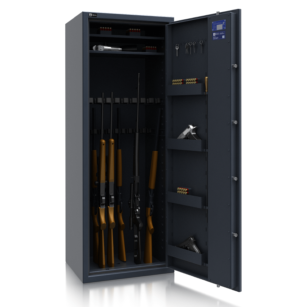 Zeus 20-2 - Waffenschrank Klasse N/0 (EN1143-1) - (160 x 66 x 50cm), Widerstandsgrad N/0