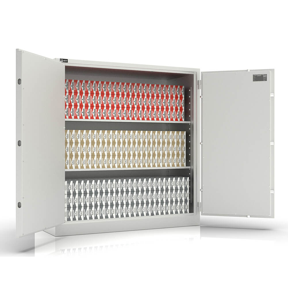 Zibo 120 Plus - Tresor für Handy's - S1 [EN 14450] - (120 x 115 x 50cm), Sicherheitsstufe S1