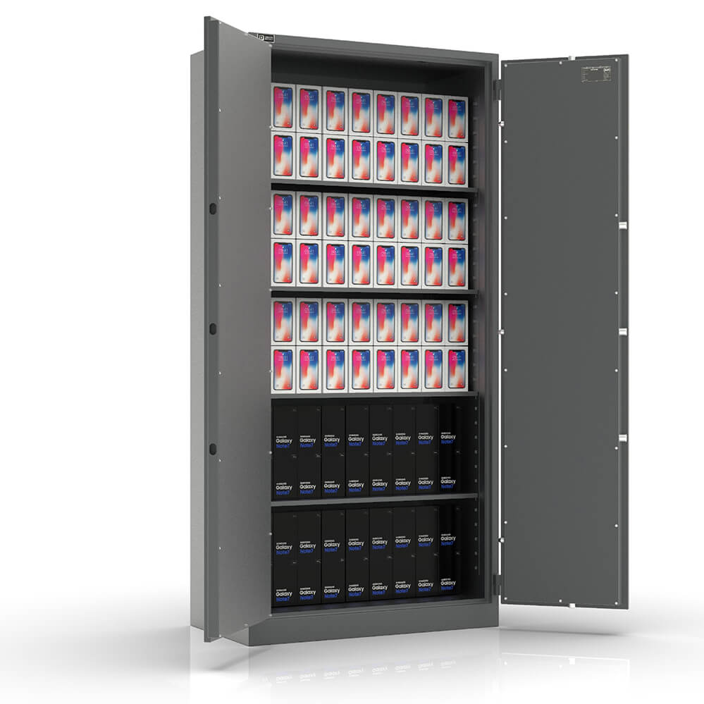 Zibo 195 - Tresor für Handy's - S1 [EN 14450] - (195 x 93 x 50cm), Sicherheitsstufe S1