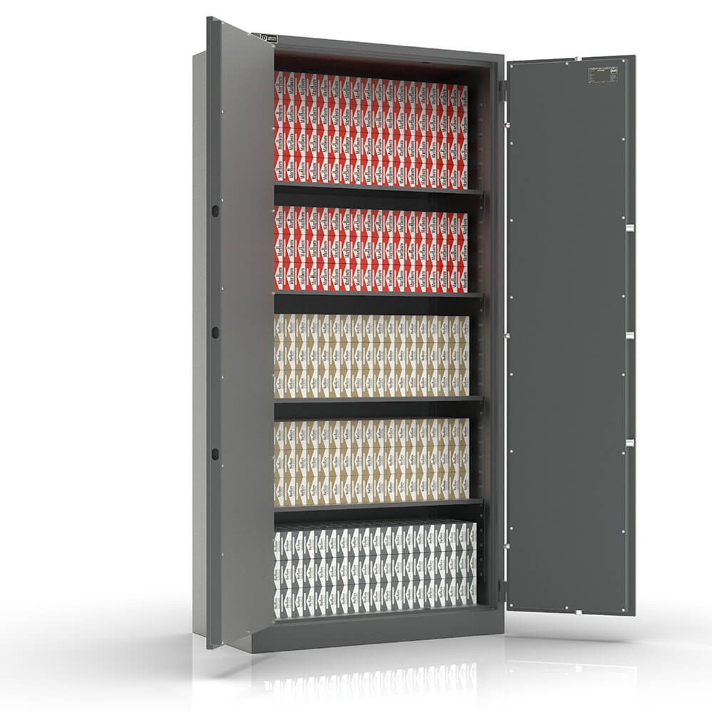 Zibo 195 - Tresor für Handy's - S1 [EN 14450] - (195 x 93 x 50cm), Sicherheitsstufe S1