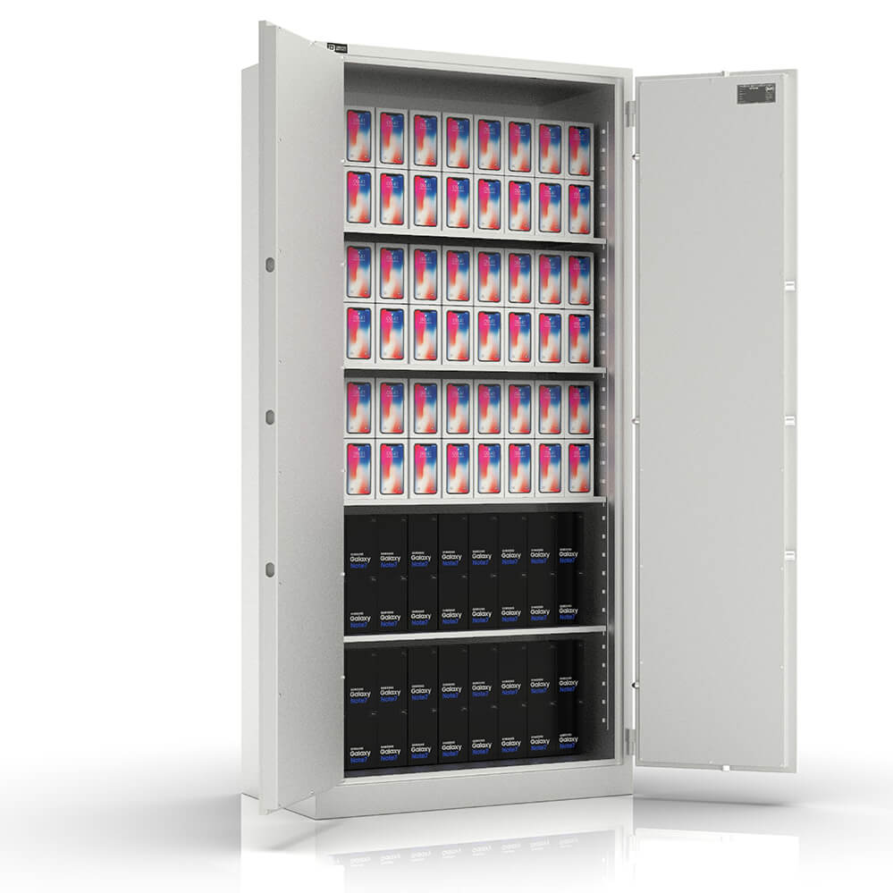 Zibo 195 - Tresor für Handy's - S1 [EN 14450] - (195 x 93 x 50cm), Sicherheitsstufe S1