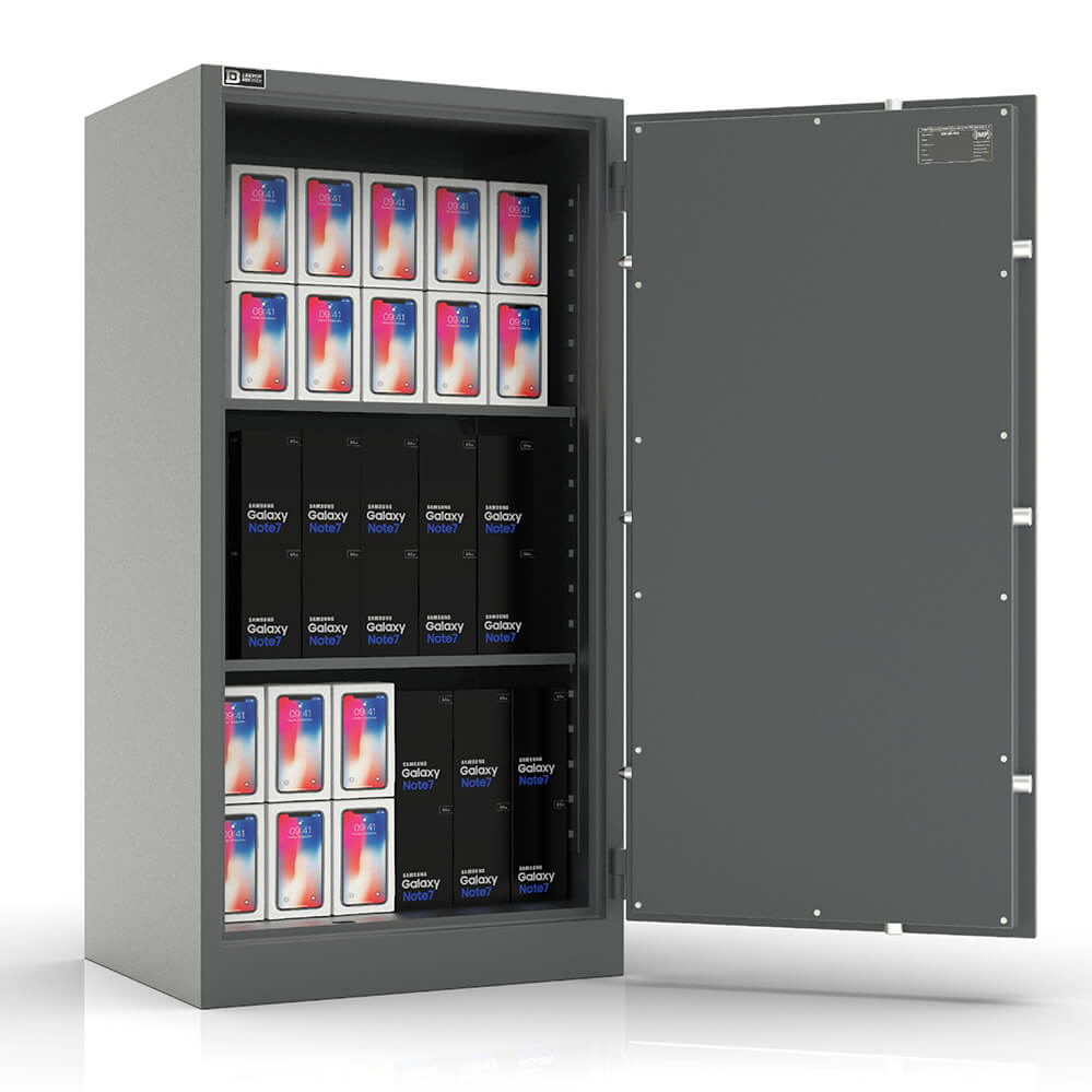 Zibo 120 - Tresor für Handy's - S1 [EN 14450] - (123 x 65 x 50cm), Sicherheitsstufe S1