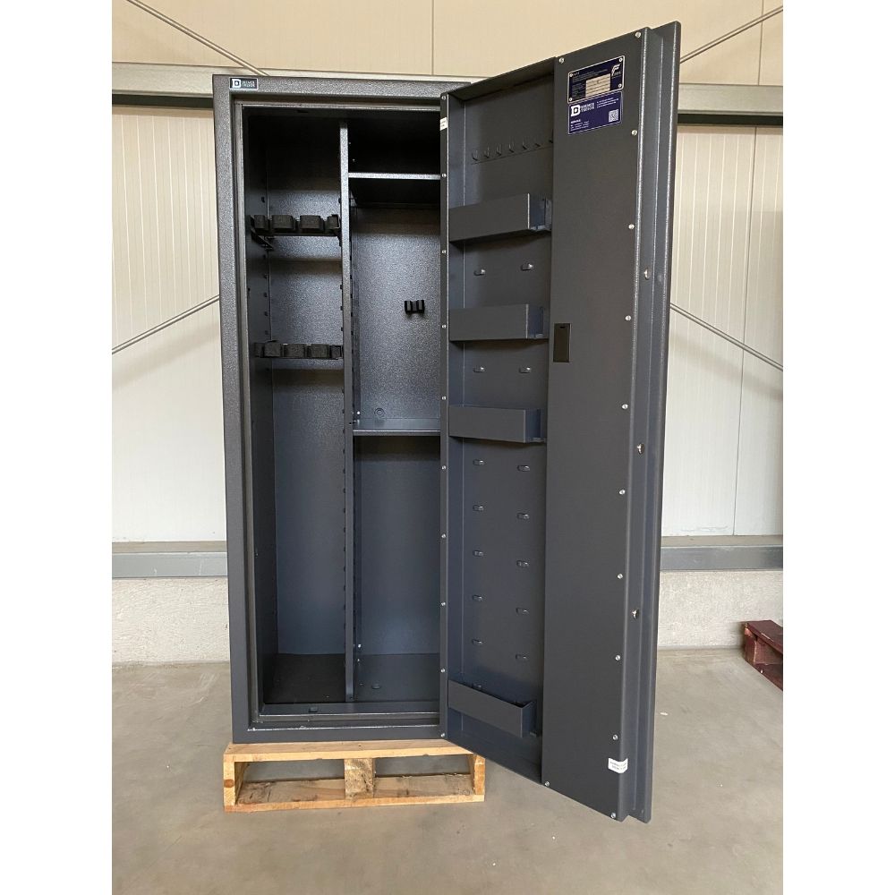 Kombi Waffenschrank Faunus 7 - Klasse N/0 (EN1143-1)-Graphitgrau-Zahlenschloss Einzelstück