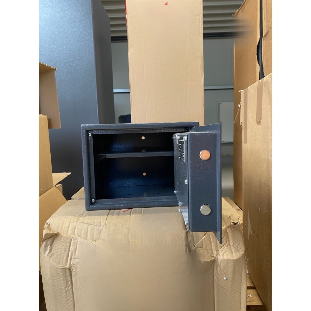 Eris 25 - Möbeltresor Sicherheitsstufe S1 - (25 x 34 x 29cm)-Graphitgrau-Doppelbartschloss B-Ware