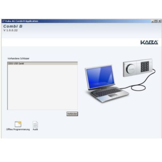 Audit & Setup Software für Kaba Mauer Combi B90