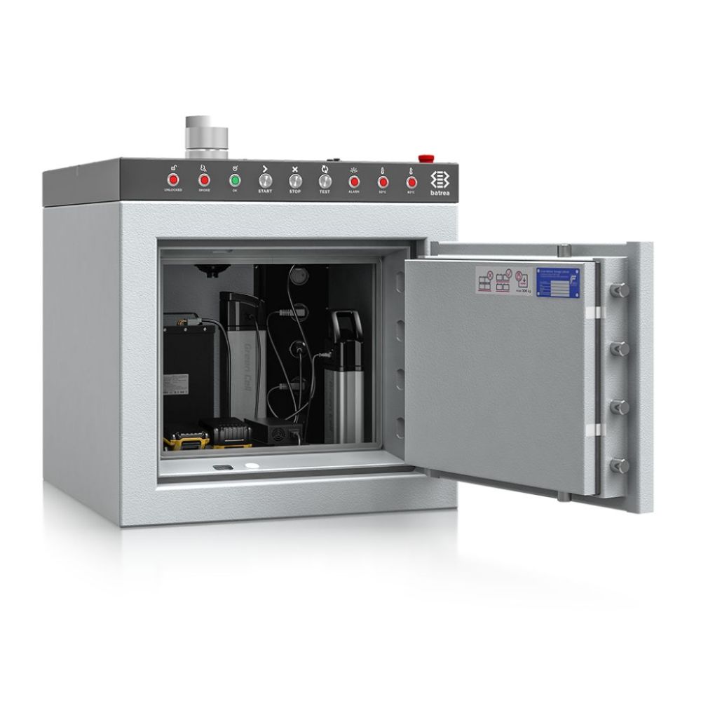 Batrea 70/2 - Akkutresor I/O 60 Minuten (VDMA 24994) - (70 x 71 x 70cm)