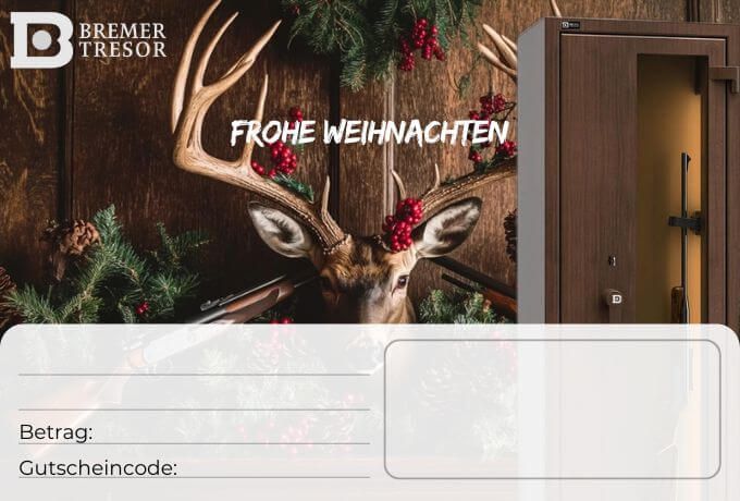 Weihnachts-Geschenkkarte für Jäger