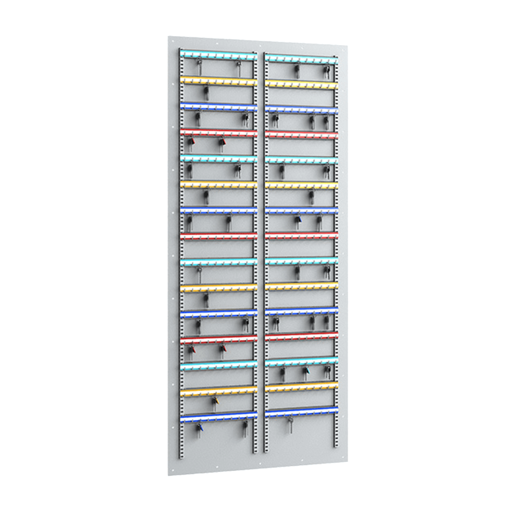 Gamma 300 - Schlüsseltafel mit Rasterleisten (165 x 72 x 3cm)