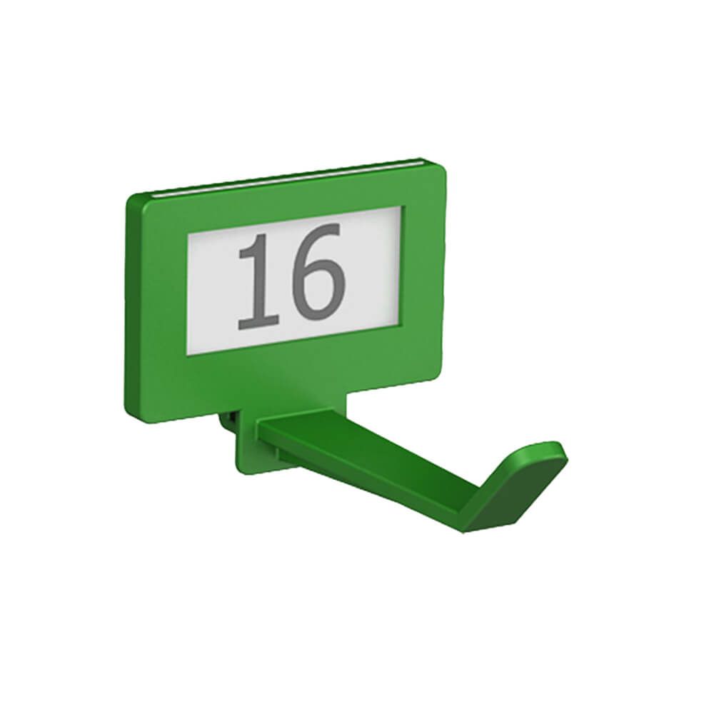 10x Haken grün (30mm)