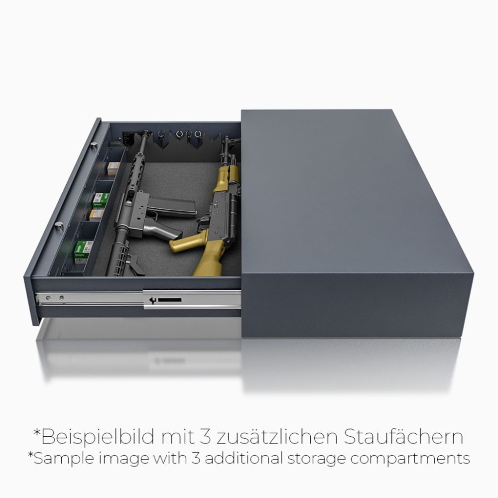 Varex 100 - Waffenschrank Schublade Sicherheitsstufe S1 - (17,5 x 100 x 50)